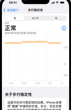 荆州iPhone手机维修如何在iPhone开启'步行稳定性通知'