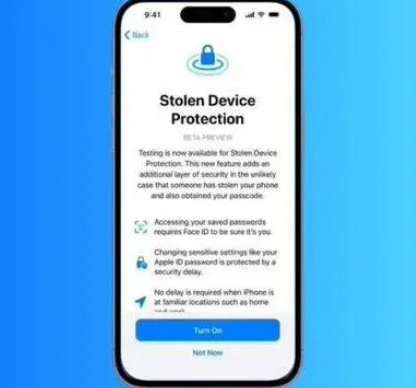 荆州苹果授权维修店分享被盗设备保护功能开启方法 