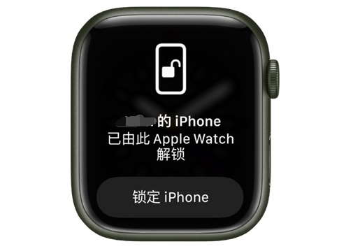 荆州苹果手机维修分享用 AppleWatch 解锁配备面容 ID 的 iPhone方法 