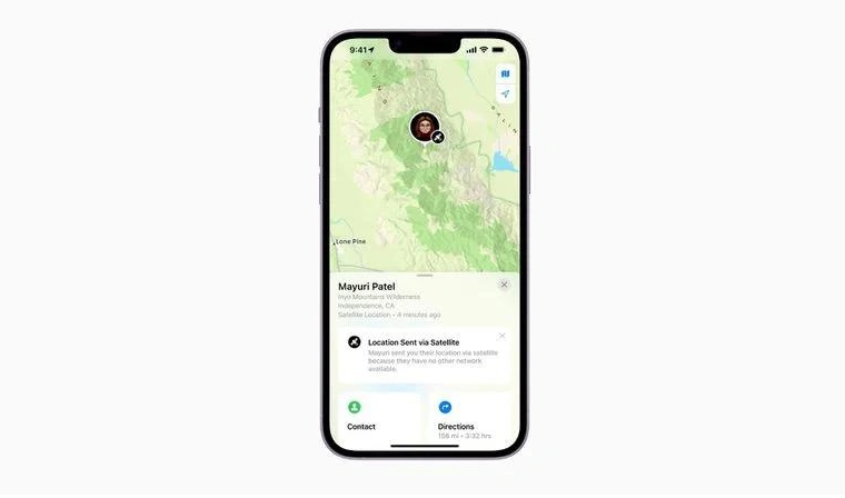 荆州苹果14维修分享iPhone14系列中 FindMy功能通过卫星分享位置方法教程 